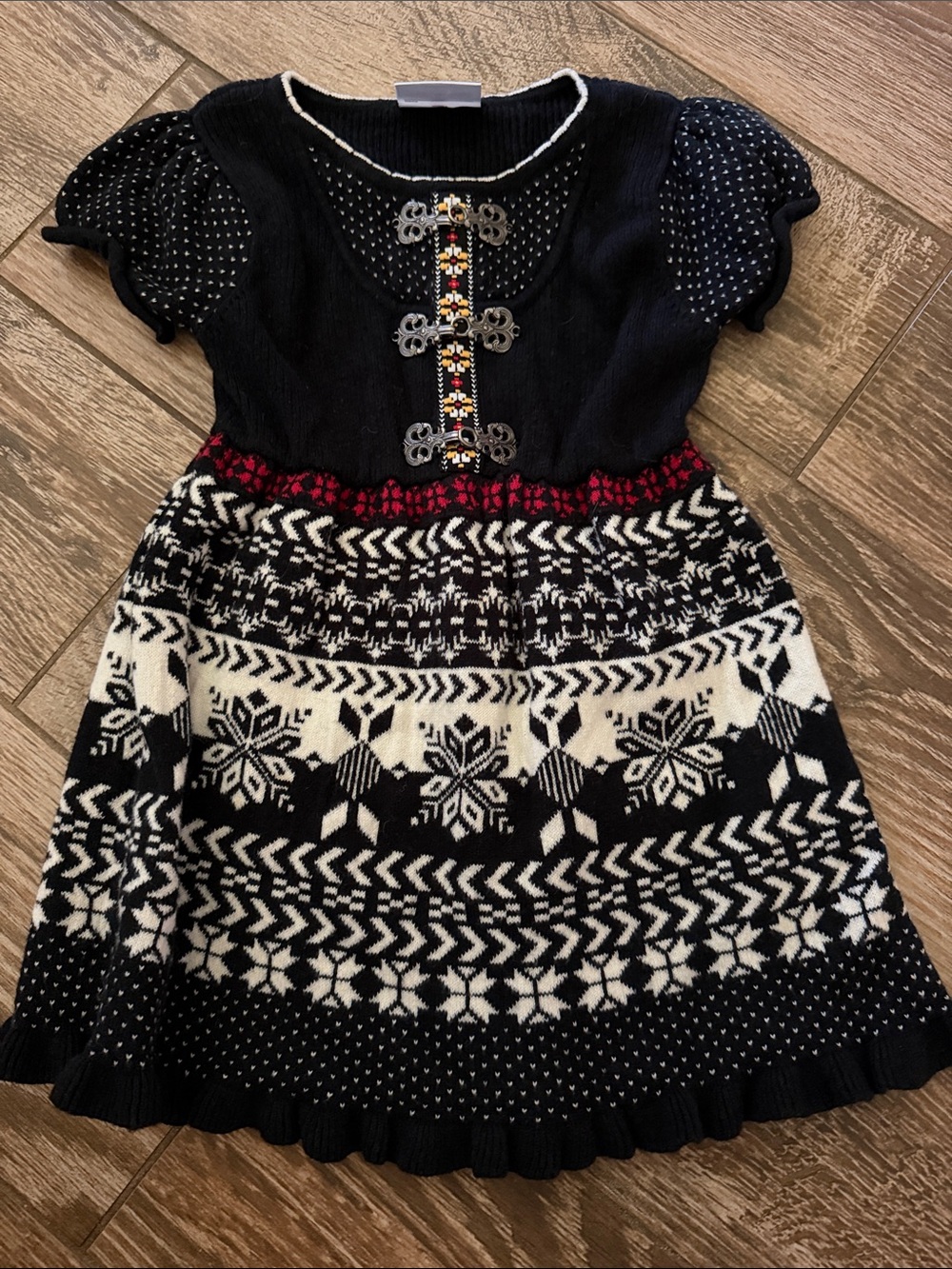 Hanna Andersson sweater dress winter 3t